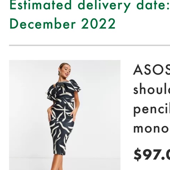 ASOS midi dress - Picture 4 of 5